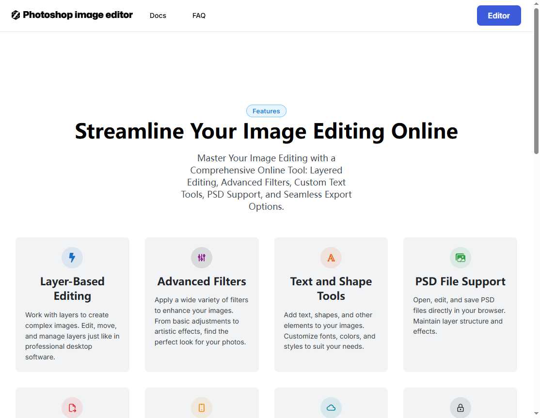 photoshop image editor