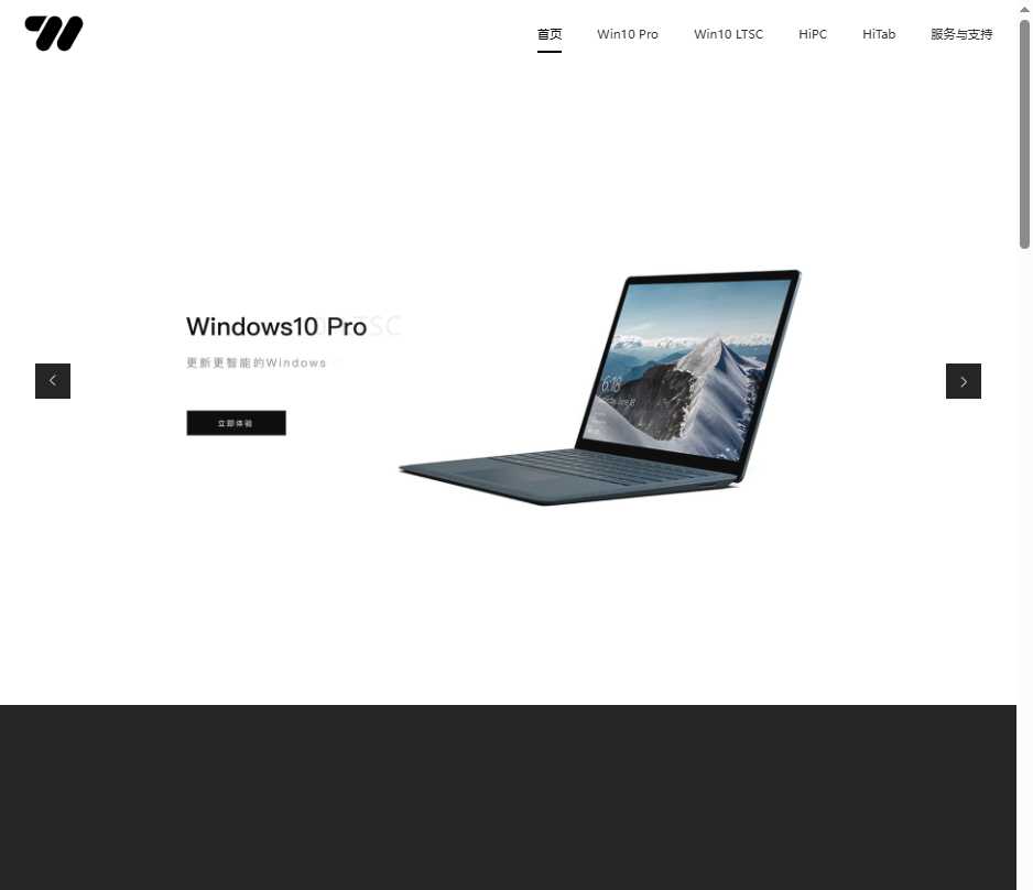 专注于Win10 网站截图