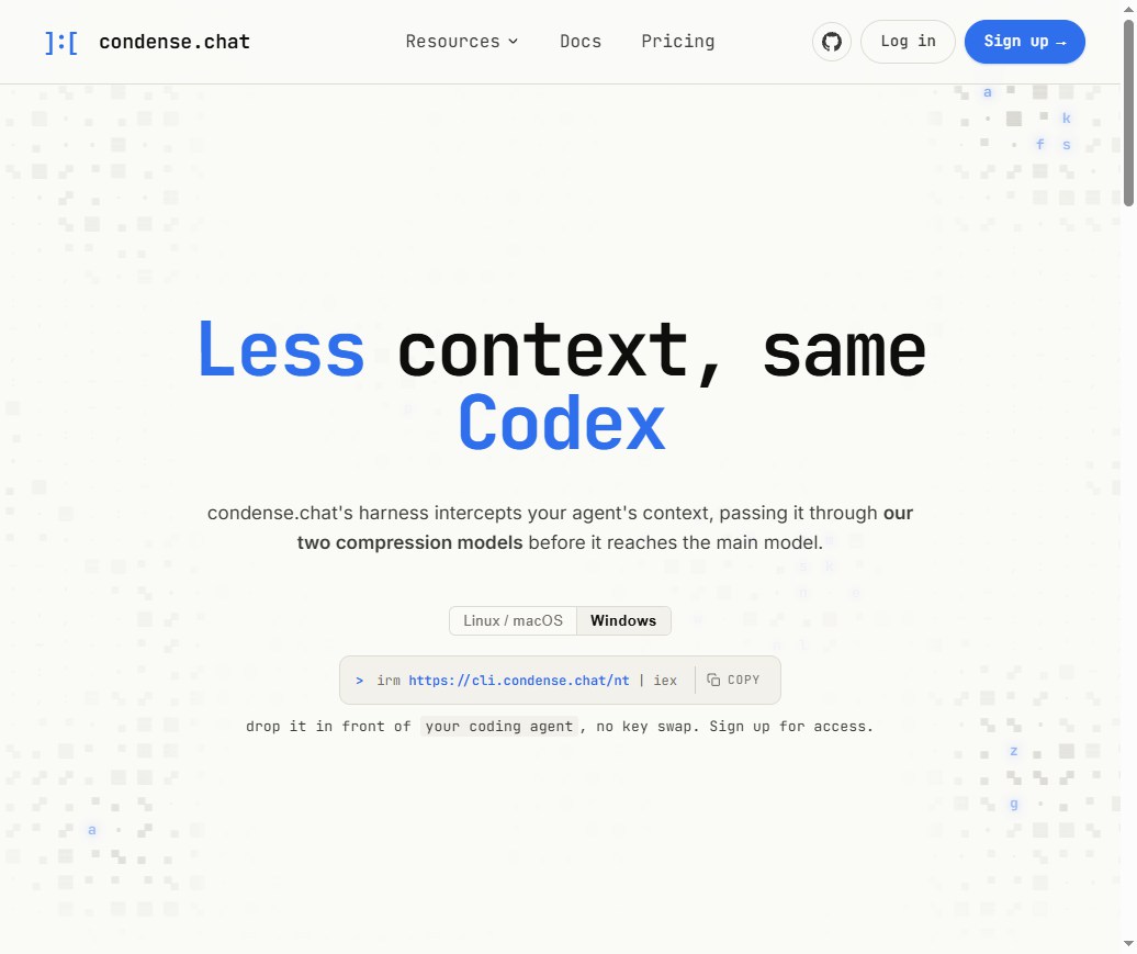 Condense